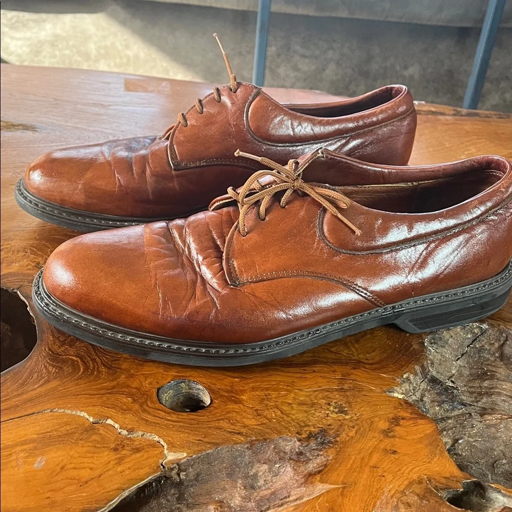 Sperry Men's Brown Leather Lace Up Dress Shoes size 10